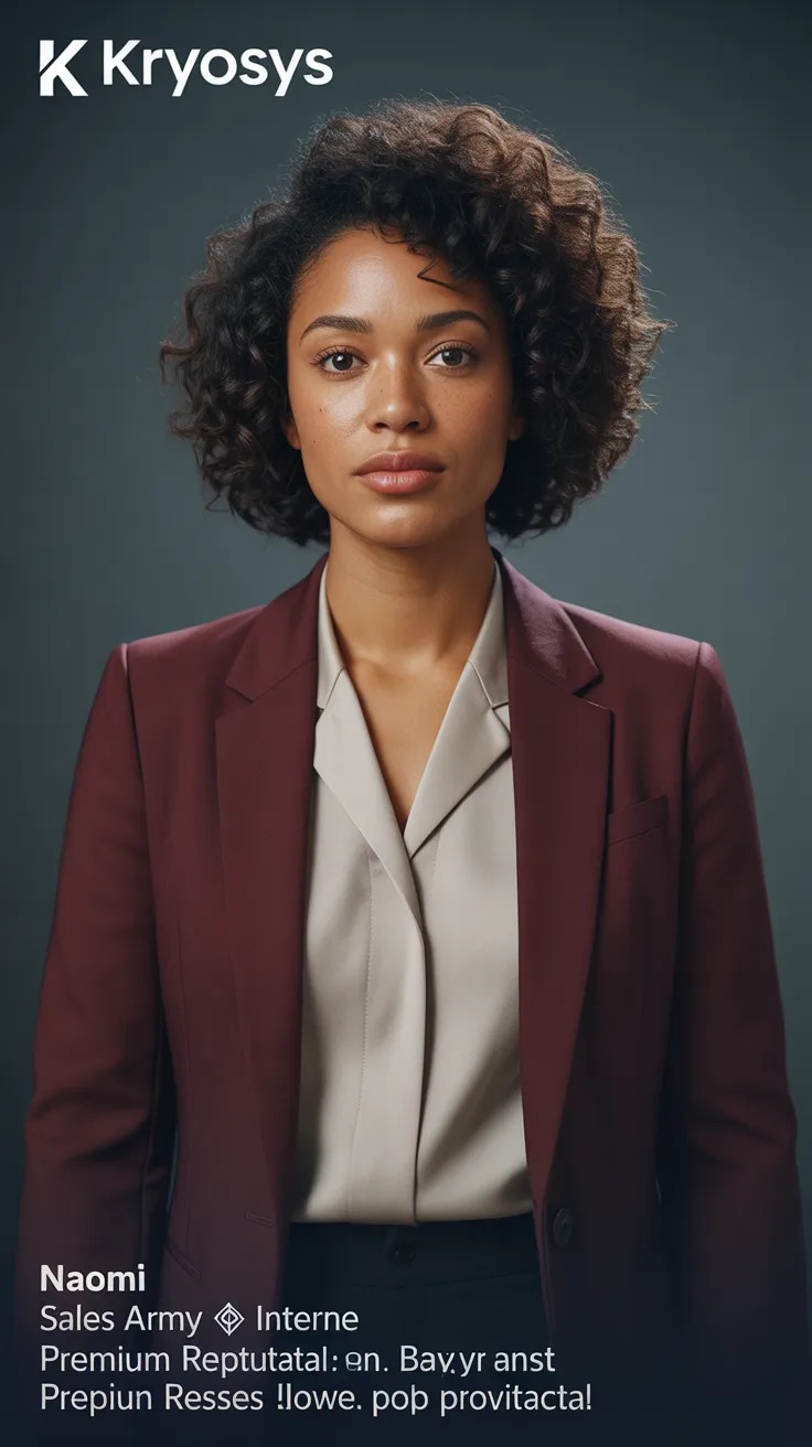 Portrait de Naomi, Agent interne en pause